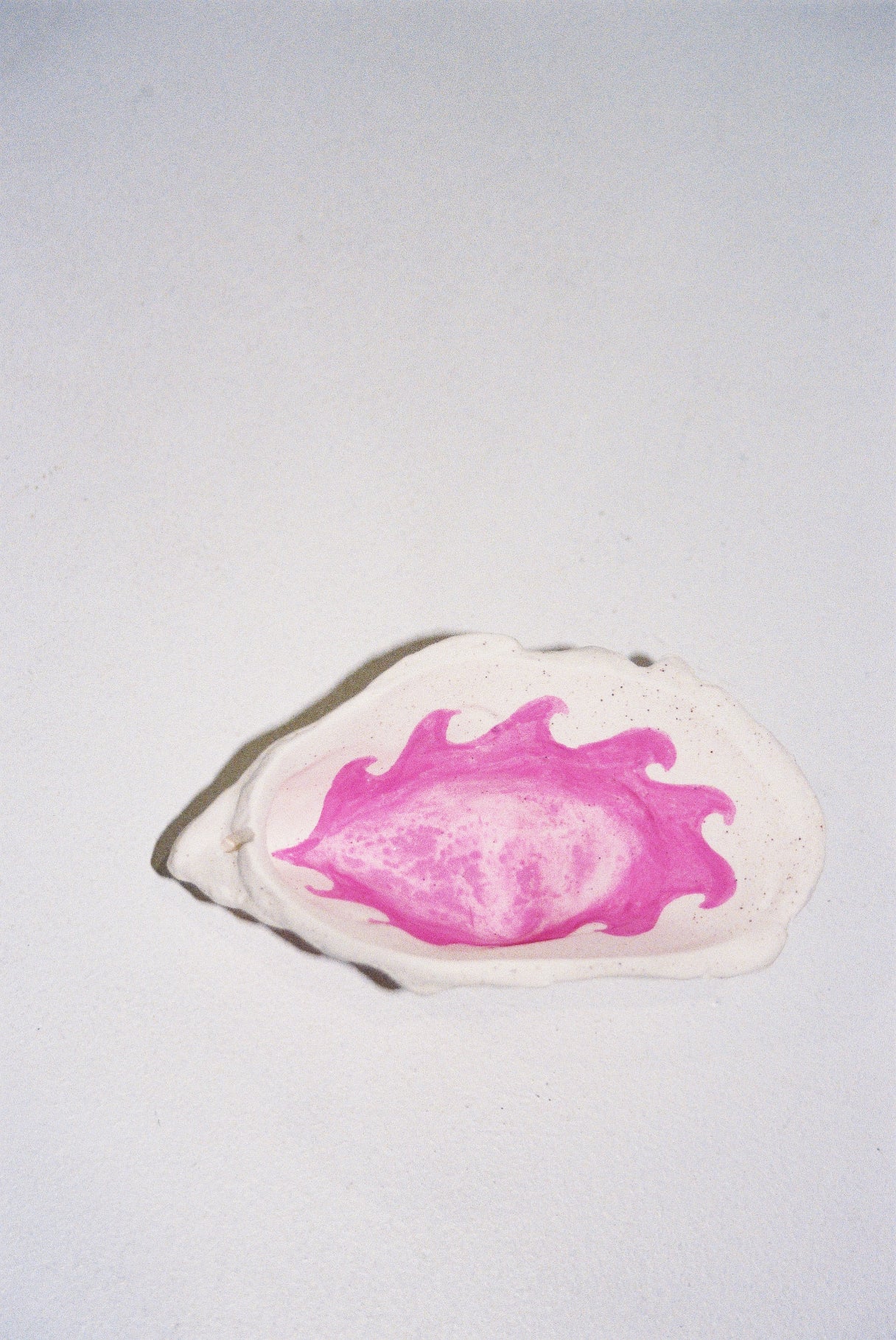 2 INCENSE HOLDER - PINK OYSTER