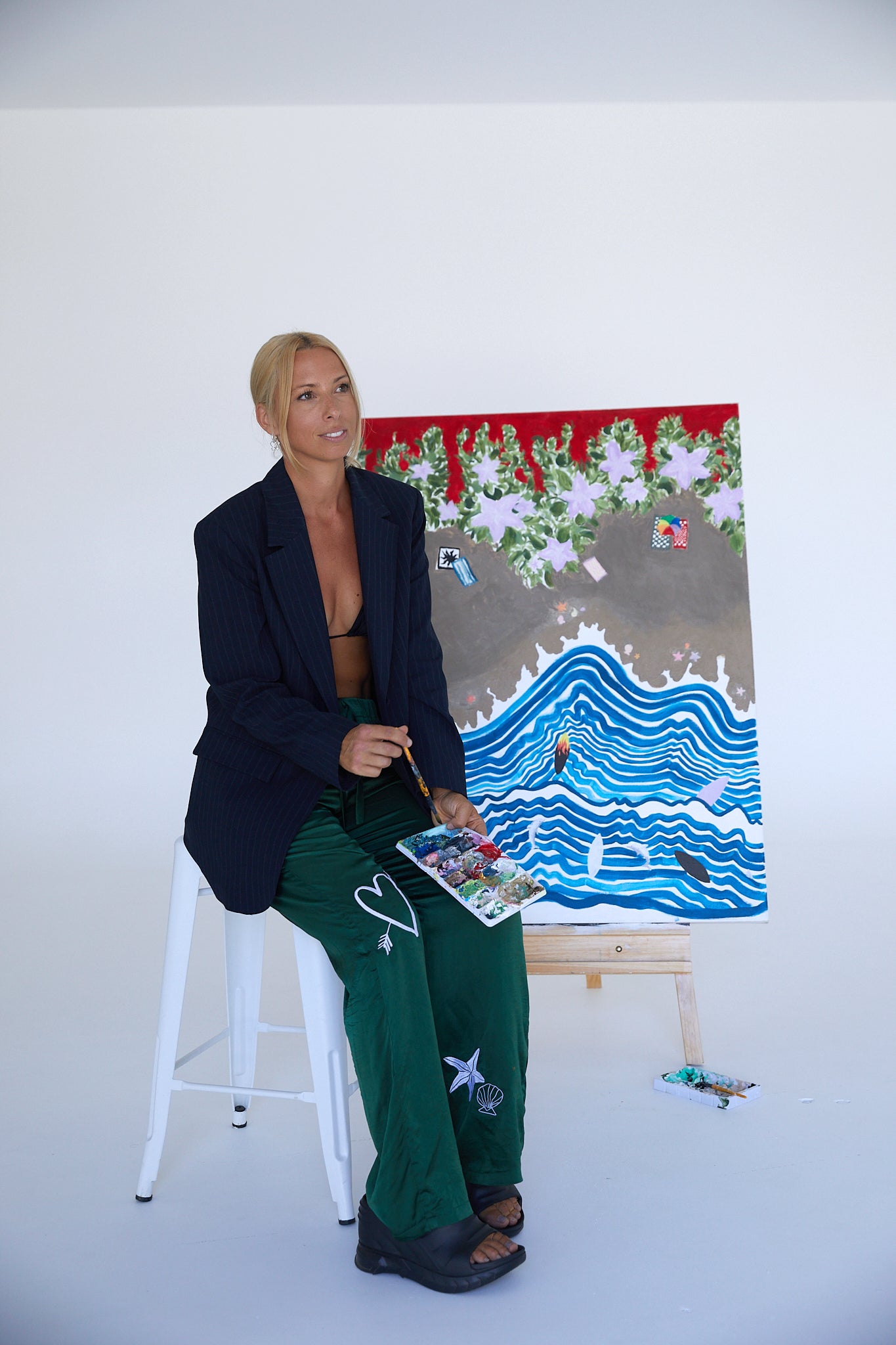 LOTTIE HALL ORIGINAL ART - BLACK SAND