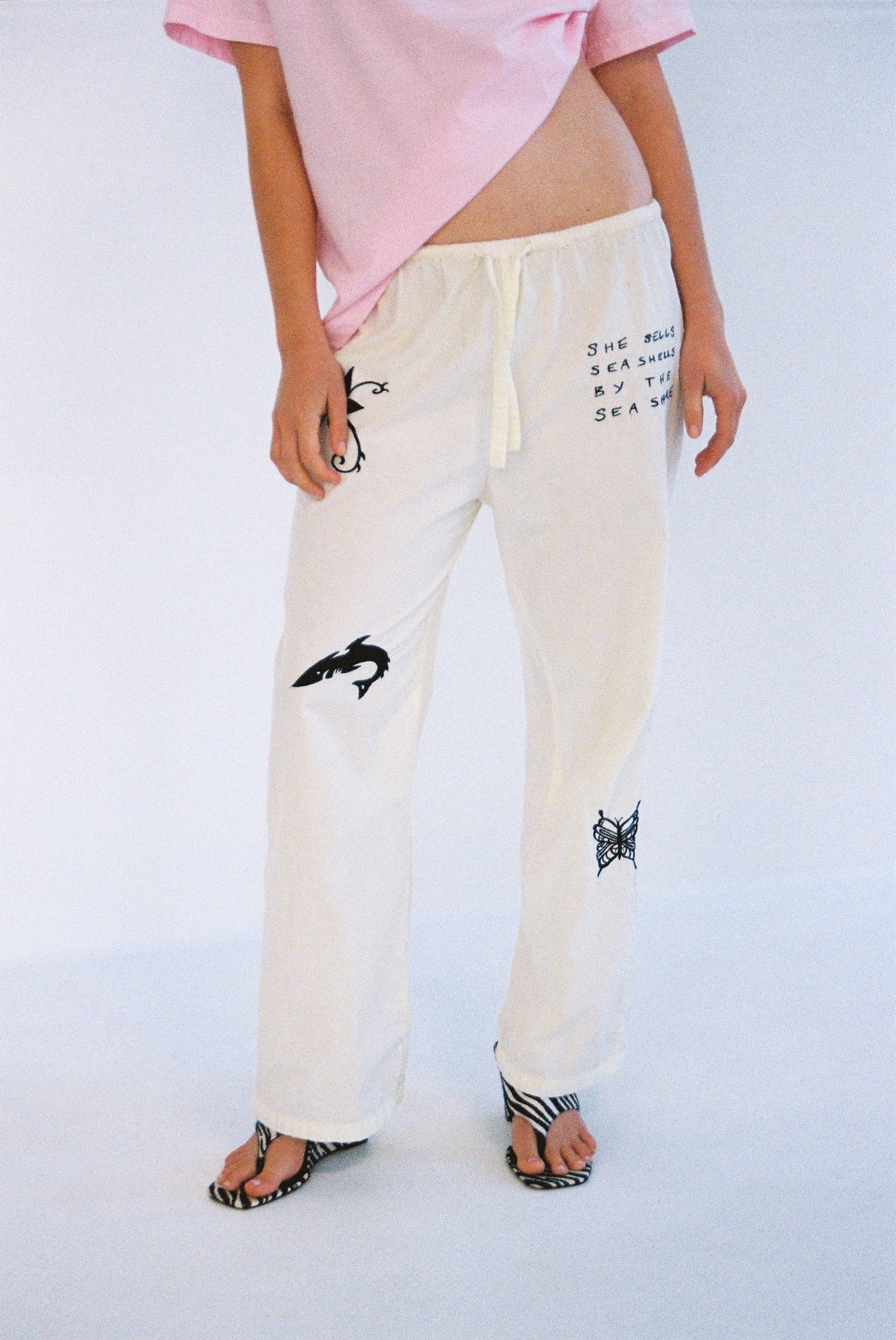TATTOO PANTS - Lemon
